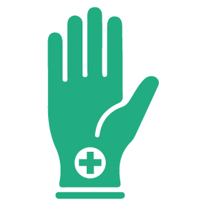 آیکون دستکش پزشکی