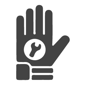 آیکون دستکش صنعتی