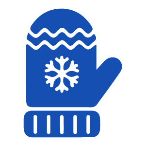 آیکون دستکش زمستانی